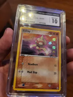 (TOP POP 3) CGC 10 GEM MINT Baltoy 53/101 REVERSE HOLO Ex Hidden Legends Pokemon - Image 2