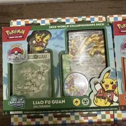 IN HAND Pokemon 2025 World Championship Deck Set ALL 4 Factory Sealed ships fast - Image 2