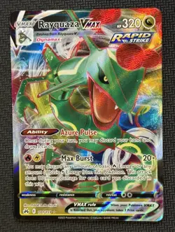 Pokemon Rayquaza VMAX Crown Zenith Ultra Rare Full Art Holo 101/159 320 HP - Image 1