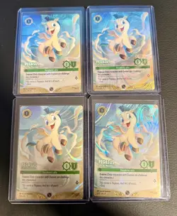 FULL SET - 4 DLC Pegasus - Gift for Hercules -Foil Promo 1/C2 EN9 Disney Lorcana - Image 1