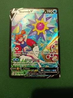 Pokemon Starmie V Tg13/Tg30Swsh10 Astral Radiance Trainer Gallery Holo near mint - Image 1