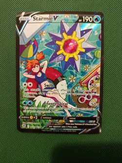 Pokemon Starmie V Tg13/Tg30Swsh10 Astral Radiance Trainer Gallery Holo near mint - Image 2