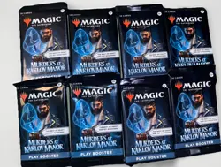 Magic The Gathering Murders At Karpov Manor Play Booster 8x Factory Sealed Packs - Image 1