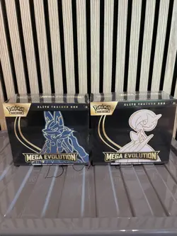 Pokemon TCG Mega Evolution ETB x2 (Gardevoir & Lucario) | Brand New & Sealed - Image 1