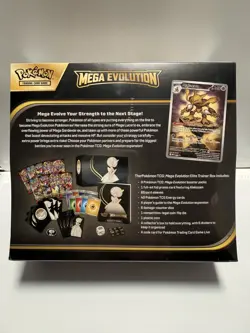 Pokemon TCG Mega Evolution ETB Gardevoir New Sealed Film torn a little - Image 2