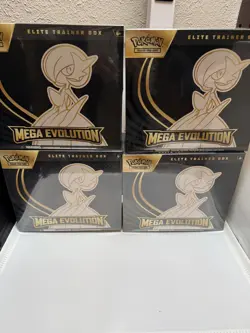 Pokemon TCG Mega Evolution ETB Gardevoir New Sealed Film torn a little - Image 4