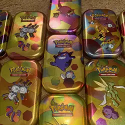 Pokemon 151 Mini Tins Empty, Lot of 11 ALL EMPTY TINS - Image 3