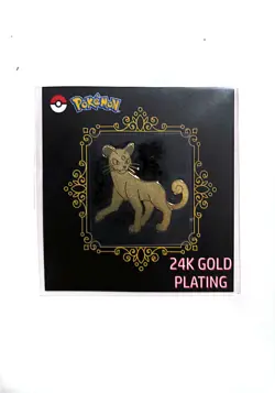 Persian 24k Gold Plated Sticker Korean Striking Popping Candy Pokemon NM - Image 1