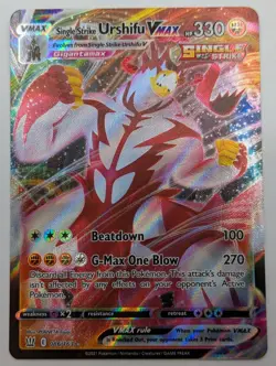 Single Strike Urshifu VMAX 86/163 Pokemon Battle Styles Holo Ultra Rare - Image 1