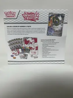 White Flare POKEMON CENTER Elite Trainer Box PC ETB (New/Sealed) - Image 3