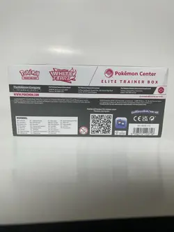White Flare POKEMON CENTER Elite Trainer Box PC ETB (New/Sealed) - Image 5