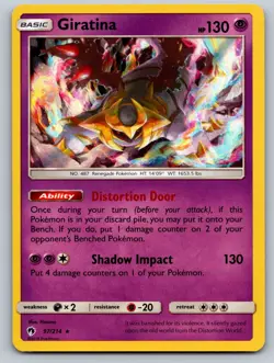 Giratina 97/214 Holo Rare Lost Thunder Pokemon Near Mint - Image 1