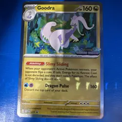 Pokemon Goodra 077 Prerelease Promo SEALED Build & Battle Deck Chaos Rising - Image 1