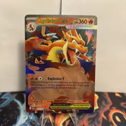 Pokemon Mega Charizard Y ex 022/217 Double Rare Ascended Heroes Holo Near Mint - Image 1