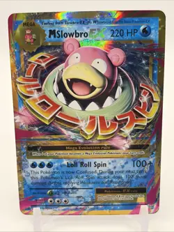 2016 Pokemon XY Evolutions M Slowbro EX 27/108 Ultra Rare Holo NM - Image 1
