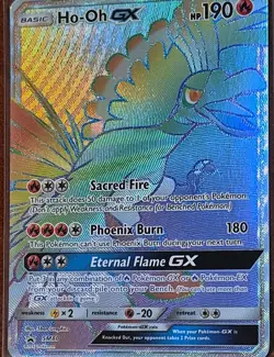 Pokemon TCG Ho-Oh GX SM80 Sun & Moon Promo Holo NM CONDITION - Image 1