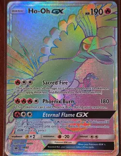 Pokemon TCG Ho-Oh GX SM80 Sun & Moon Promo Holo NM CONDITION - Image 2