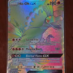 Pokemon TCG Ho-Oh GX SM80 Sun & Moon Promo Holo NM CONDITION - Image 3