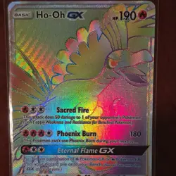 Pokemon TCG Ho-Oh GX SM80 Sun & Moon Promo Holo NM CONDITION - Image 4