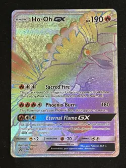 Pokemon TCG Ho-Oh GX Sun & Moon SM80 Promo Holo Card NM Condition - Image 3