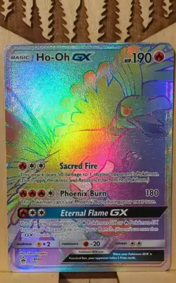 Pokemon TCG HO-OH GX Sun & Moon Sm80 Promo Promo - Image 1