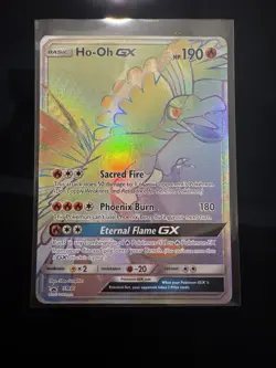 Pokemon TCG Ho-Oh GX Sun & Moon SM80 Promo Holo Card NM Condition - Image 1