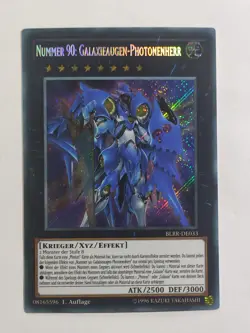Yu-Gi-Oh! Karte Nummer 90: Galaxieaugen-Photonenherr BLRR-DE033 Secret Rare - Image 1