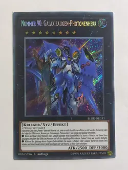 Yu-Gi-Oh! Karte Nummer 90: Galaxieaugen-Photonenherr BLRR-DE033 Secret Rare - Image 2