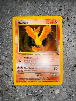 Pokemon TCG Cards Moltres 12/62 Fossil Holo Rare EXC-NM - Image 4