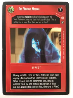 Star Wars CCG Decipher Coruscant The Phantom Menace Rare Card LP SWCCG 2001 - Image 1