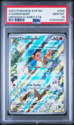 2023 Charmander 44 Black Star Promo Pokemon SV: Obsidian Flames PSA 10 GEM MINT - Image 1