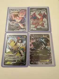 Pokemon TCG Holo Full Art 4-Card Lot - Mew VMAX, Charizard ex, Zeraora V, Plus 1 - Image 2