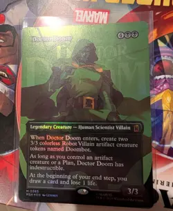 MTG Marvel super heroes Doctor Doom (Borderless) (365) Foil - Image 1