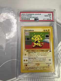 PSA 10 Pokemon League Black Star Promo Electabuzz #46 GEM MINT Condition! - Image 1