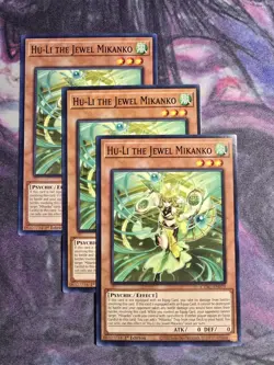 3X Hu-Li the Jewel Mikanko CYAC-EN019 Common 1st Edition NM Yugioh - Image 1