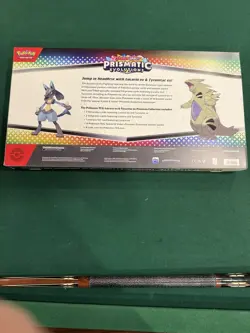 Lucario And Tyranitar Ex Pokemon TCG Prismatic EX Premium Collection Box Set - Image 2