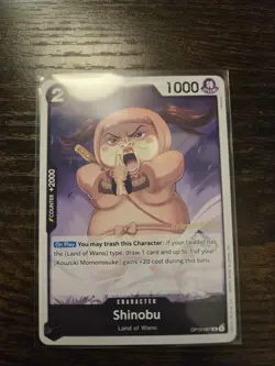 Shinobu OP16-087 STAMPED One piece TCG OP16 Release Event - Image 1