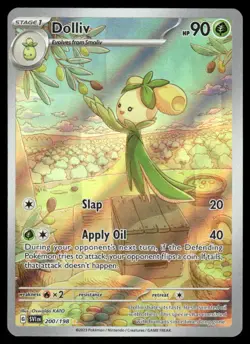 Pokemon Cards Dolliv 200/198 Scarlet & Violet Illustration Rare NM *2 - Image 1