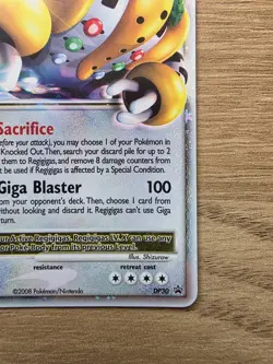 Pokemon TCG Regigigas LV.X Rare Black Star Promo DP30 Holo Card NM Condition - Image 4