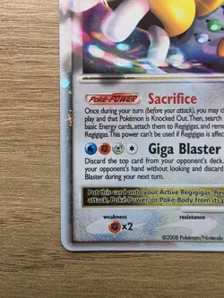 Pokemon TCG Regigigas LV.X Rare Black Star Promo DP30 Holo Card NM Condition - Image 5