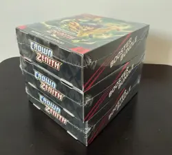 Lot of 3 Pokemon TCG Crown Zenith Factory Sealed Booster Bundles, Sword & Shield - Image 3
