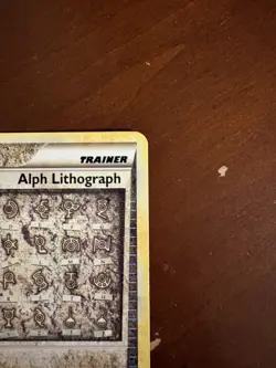 Alph Lithograph Two Trainer Secret Rare HGSS Unleashed Pokemon Card 2010 TCG - Image 2