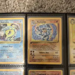 Nintendo Pokemon TCG 18-Card Holo Binder Lot Base Set 2/Team Rocket English - Image 3