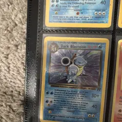 Nintendo Pokemon TCG 18-Card Holo Binder Lot Base Set 2/Team Rocket English - Image 5