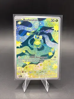 Pokemon TCG FRENCH Budew/Rozbouton 221/217 Ascended Hero’s Full Art Card - Image 1