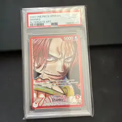 PSA 10 – 2024 ONE PIECE OP09-EMPERORS IN THE NEW WORLD 001 SHANKS ALT ART (EN) - Image 1