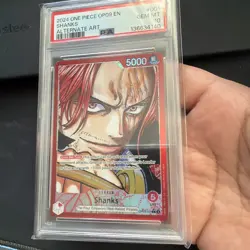 PSA 10 – 2024 ONE PIECE OP09-EMPERORS IN THE NEW WORLD 001 SHANKS ALT ART (EN) - Image 2