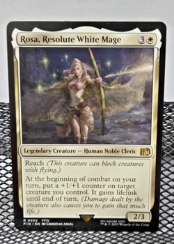 MTG, Rosa, Resolute White Mage, R, Final Fantasy, FIN, NM/MINT, 555 - Image 1