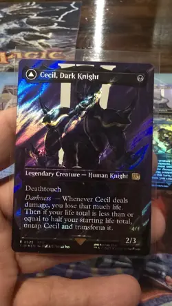 Cecil, Dark Knight (Borderless) (Surge Foil) Final Fantasy Foil - Image 1