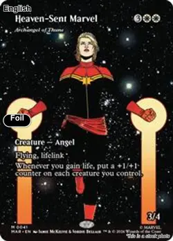 Heaven-Sent Marvel - Archangel of Thune (Borderless) EN [MAR - 41] - NM [Foil... - Image 1